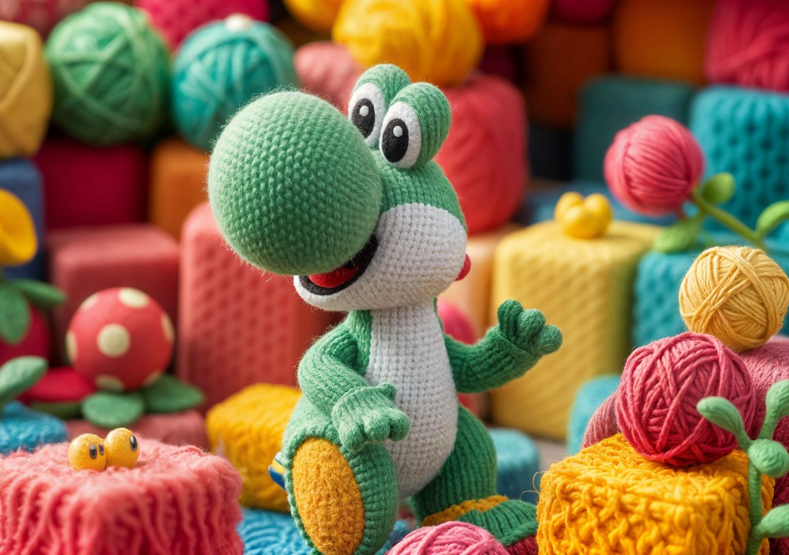 Yoshi's Woolly World: 3D Render in CryEngine