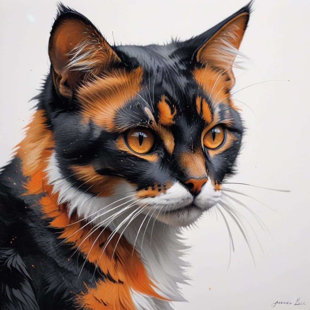 Just a Calico Cat Portrait