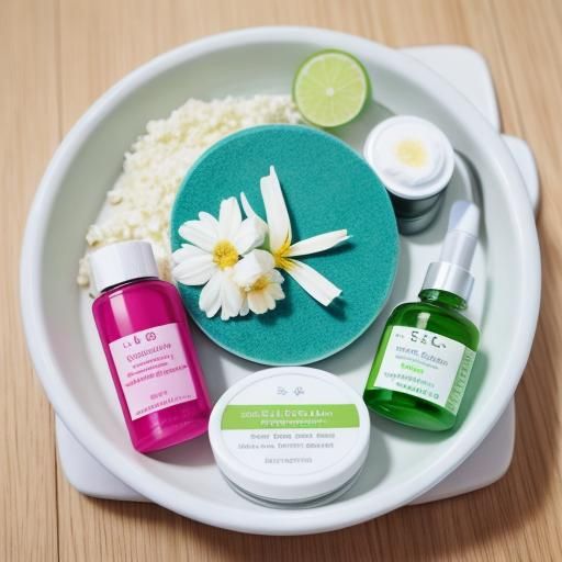 Self-Care Skincare Product Still Life