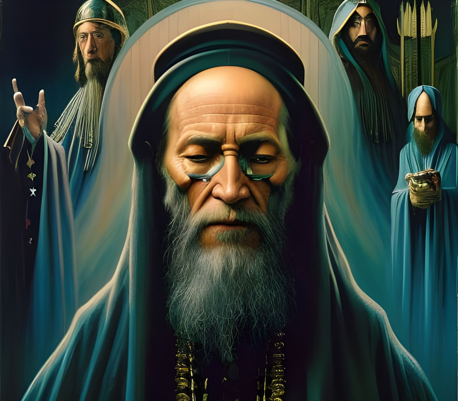 Willie Nelson as Robotic Cyborg Baphomet