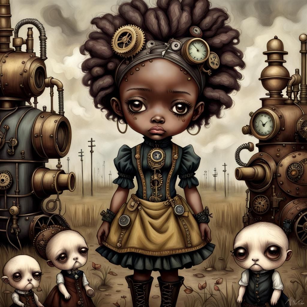 Steampunk Moppets in Melancholic Style