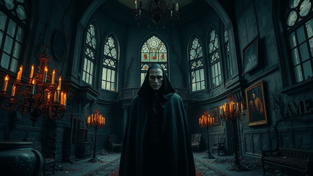Dark Fantasy Abode in a Gothic Whimsy Aesthetic