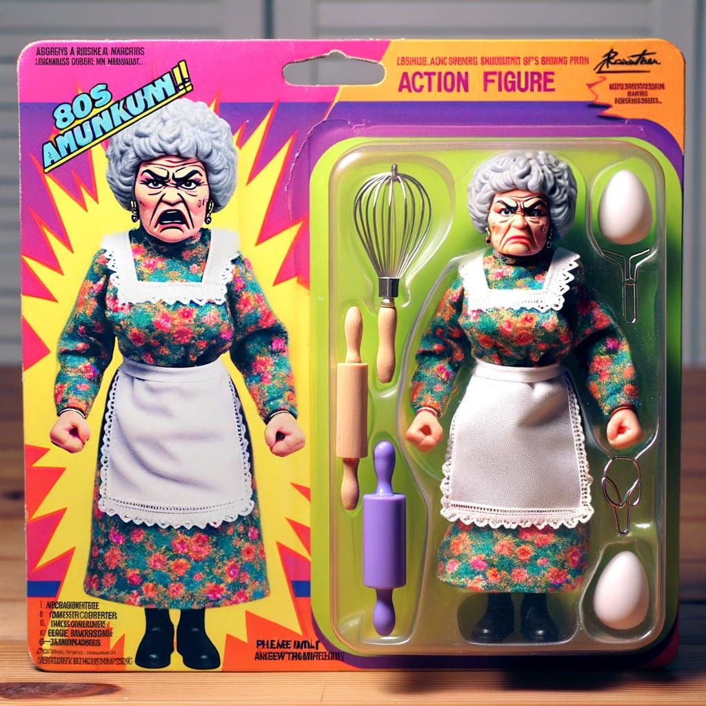 Angry Grandma Action Figure