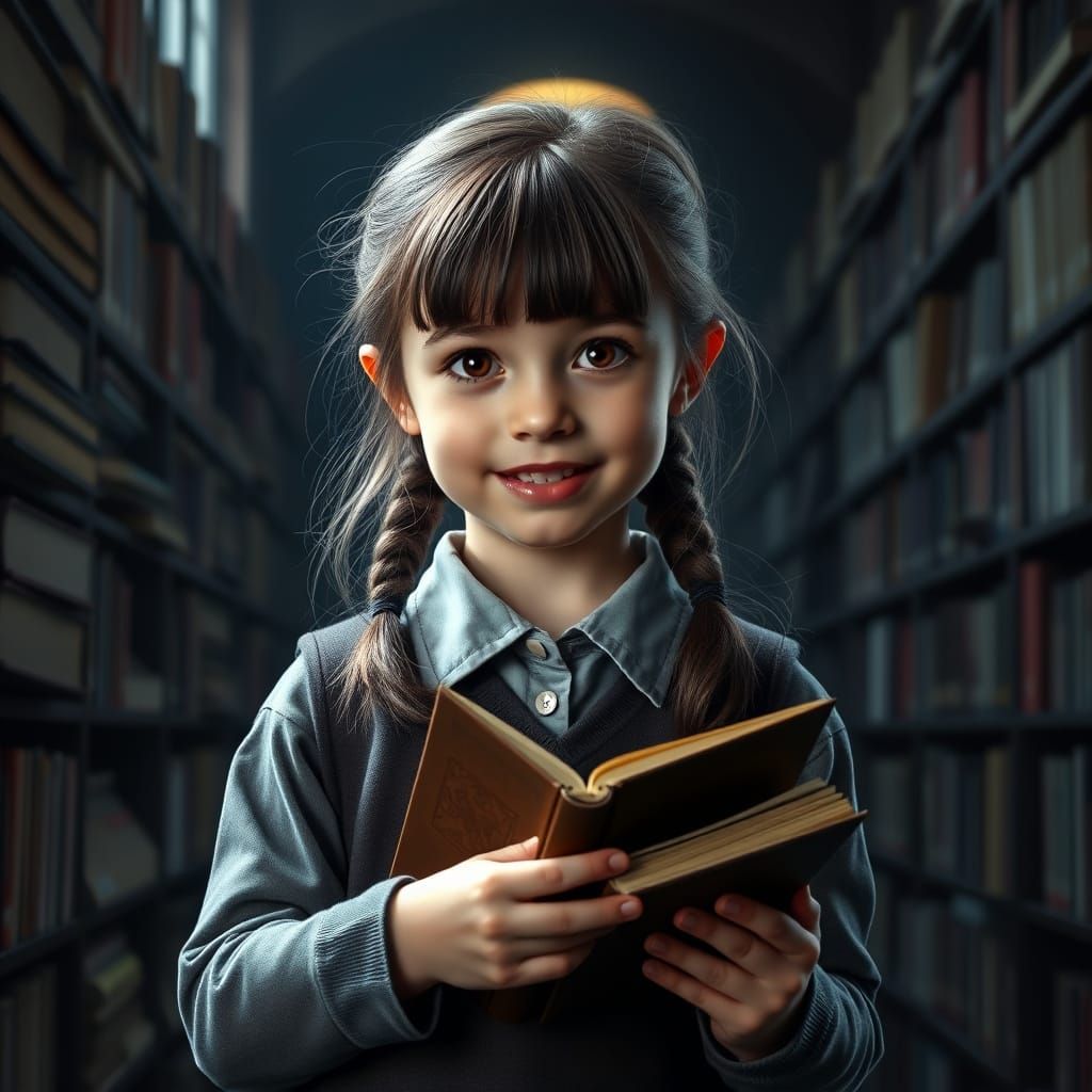 Dark Fantasy Portrait in a Hyper-Realistic Style