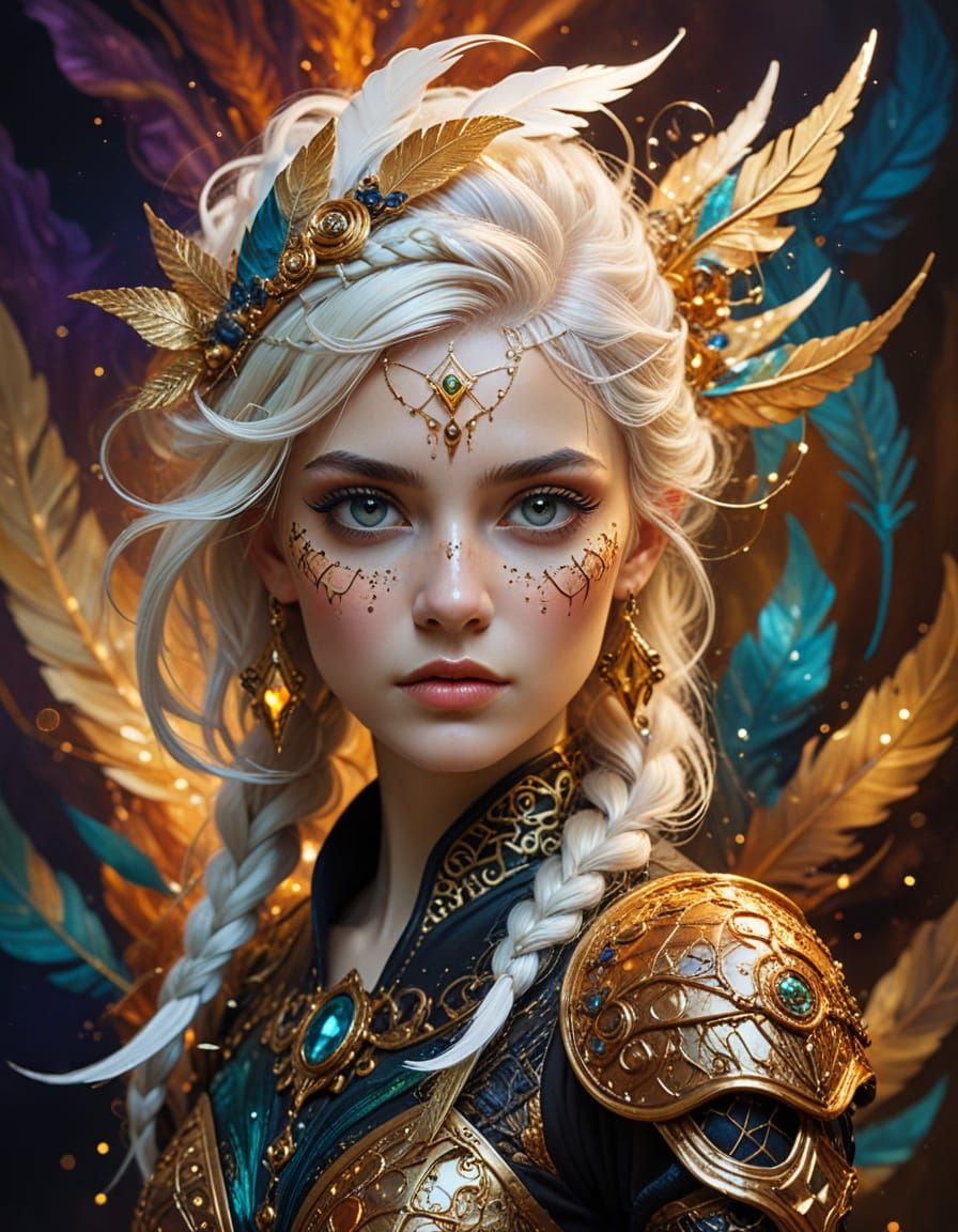 Surreal Hairstyle Art with Pirate Ballerina