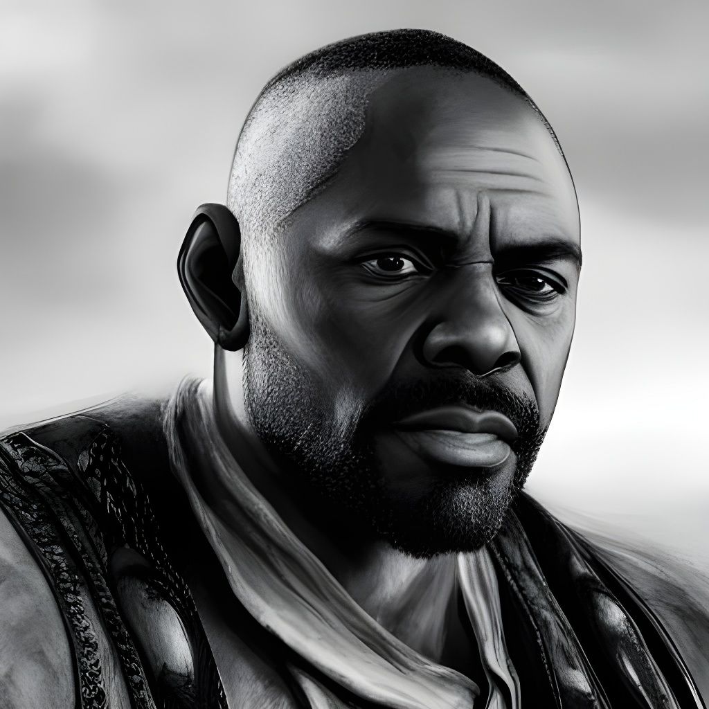 Hyperrealistic Idris Elba Portrait in UHD