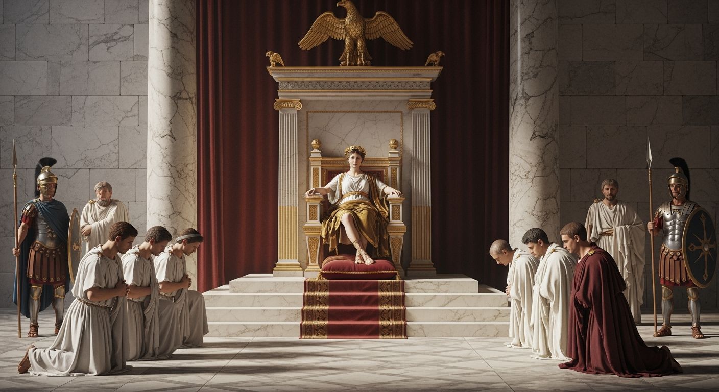 Empress Messalina in Lavish Ancient Rome Palace