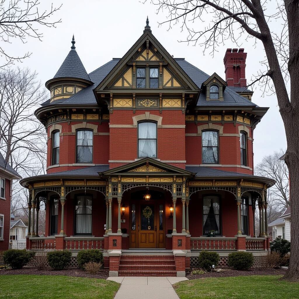 Historic Taylor House in Marine City, Michigan
