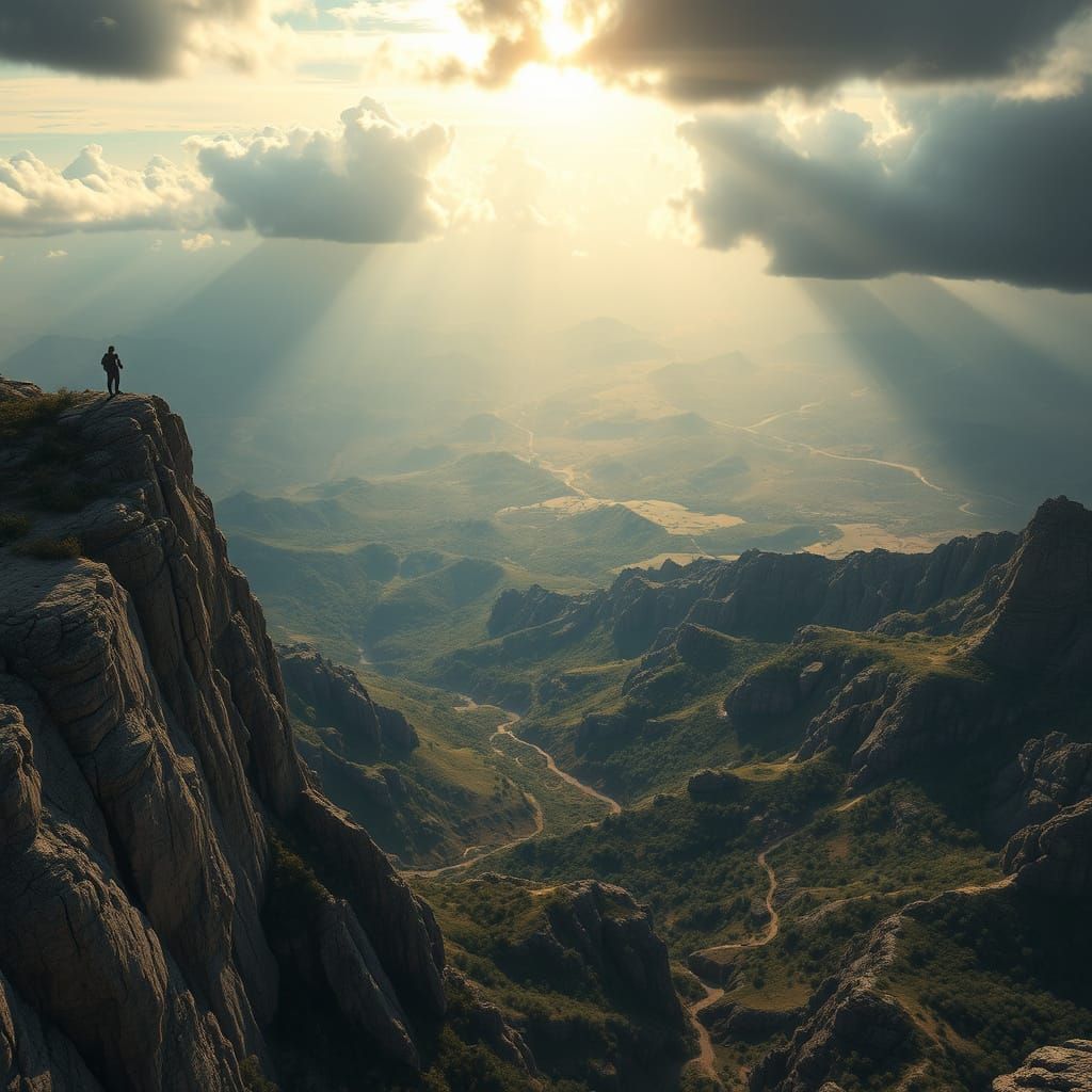 Vast Landscape Captured in Photorealistic Style