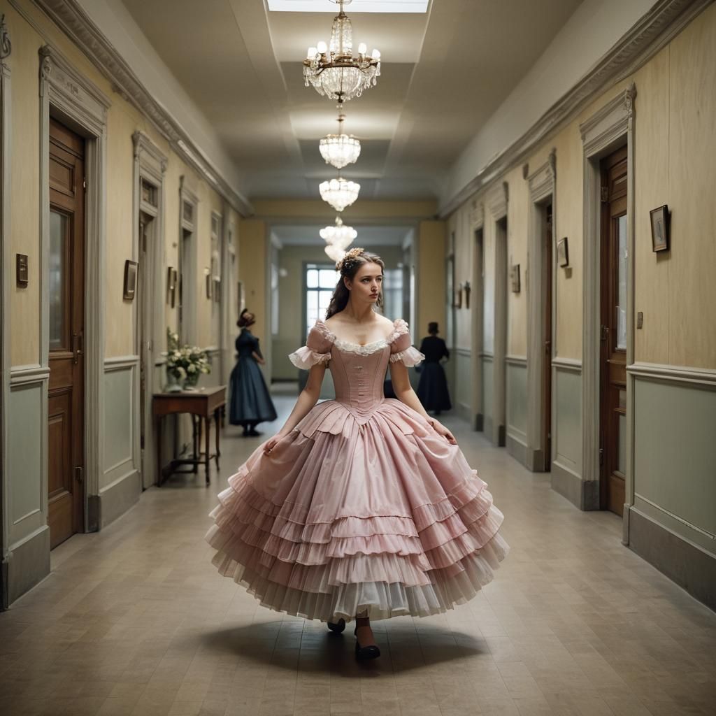 Crinoline gown