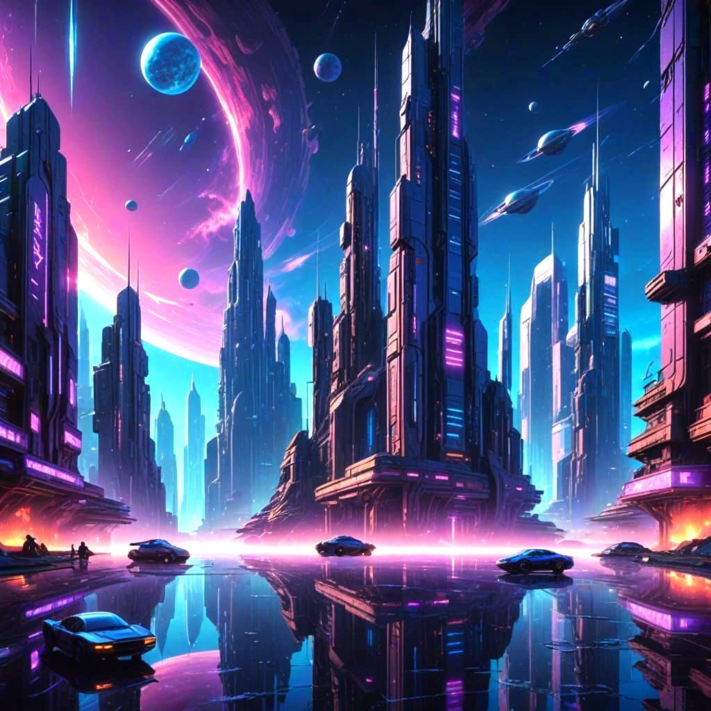 Multidimensional Metropolis with Endless Cosmic Horizons