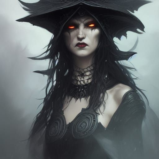 Dark Fantasy Rogue in Skull Mask, Hyperdetailed Art