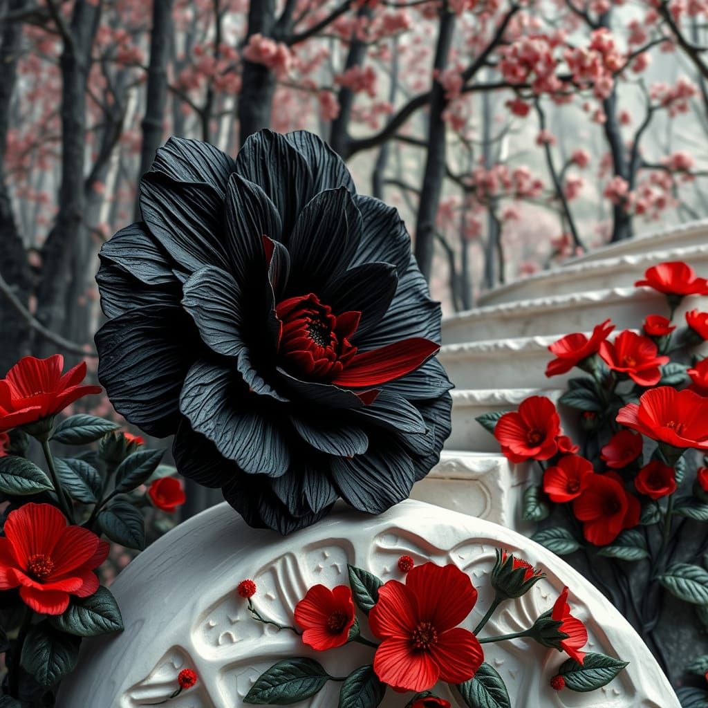 Vortex in Dark Bloom