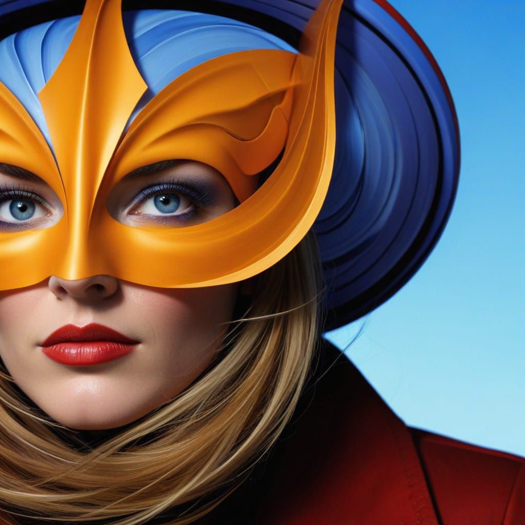 Abstract Swirling Vortex Motion in Digital Art