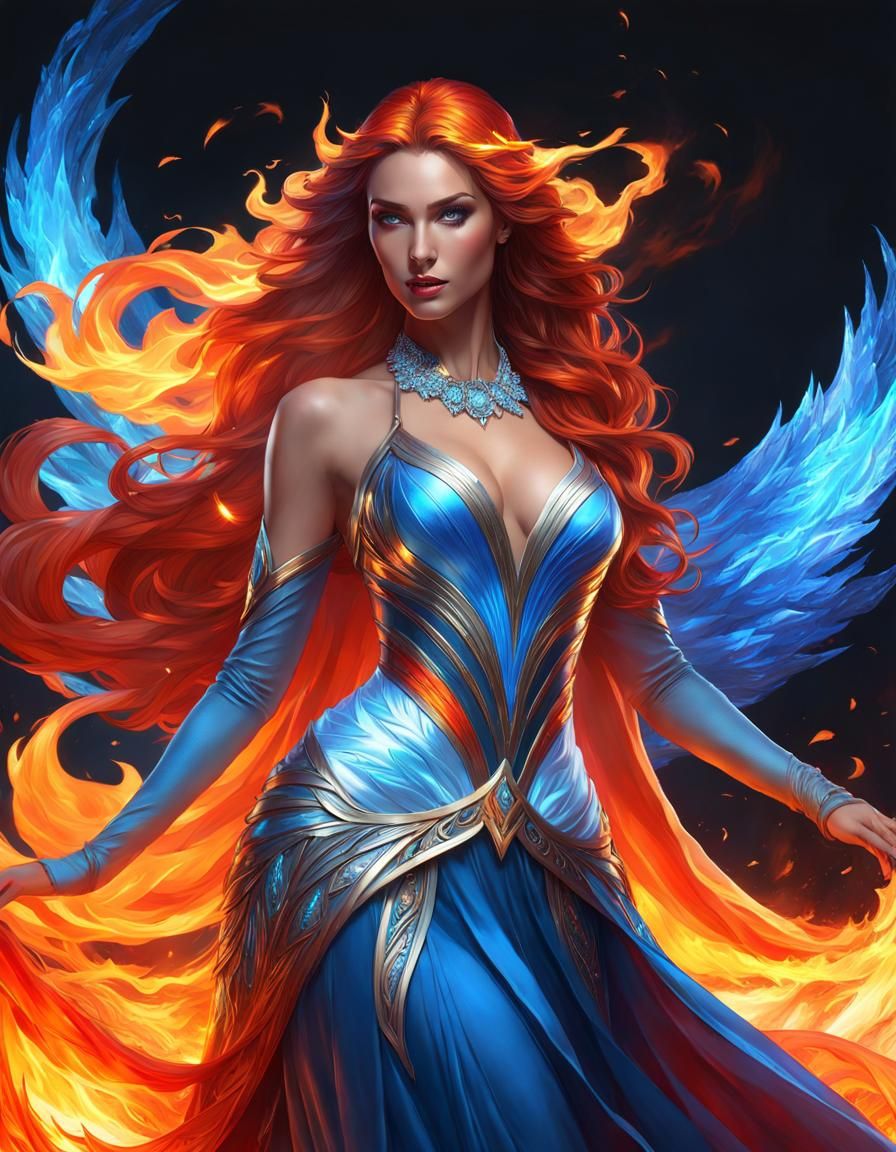 Fire and Ice Dress