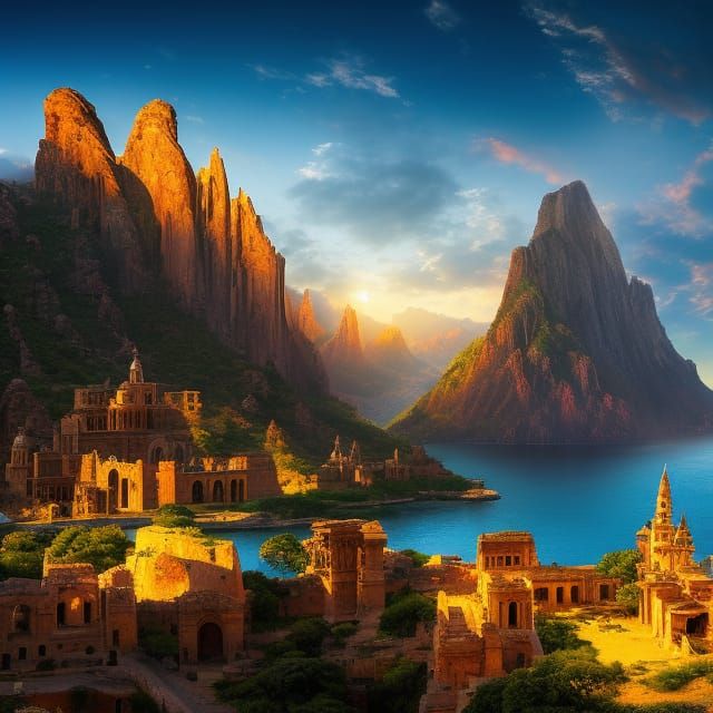 Spectacular City of Gods: A Retrofuturistic Utopia