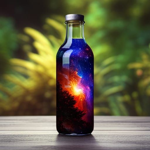 Galaxy in a Bottle: Fantasy Forest, 8K Resolution