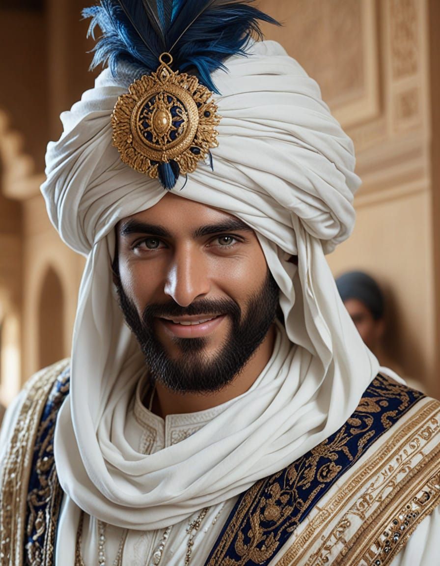 Dashing Prince in Regal Splendor