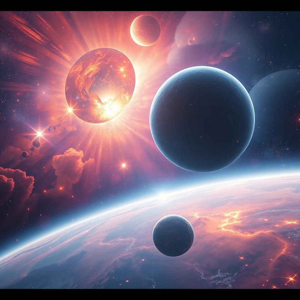 Cosmic Universe with HD Graphical Effects