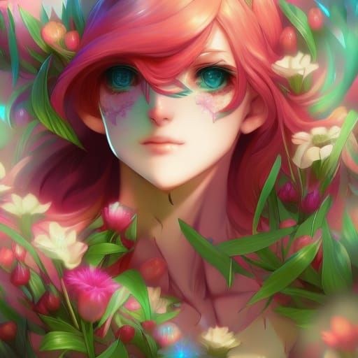 Bright elf-like Androgynous Being