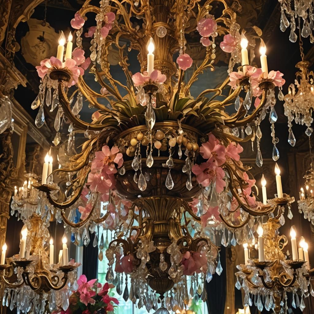 Coconuts on a Pedestal in Gothic Setting