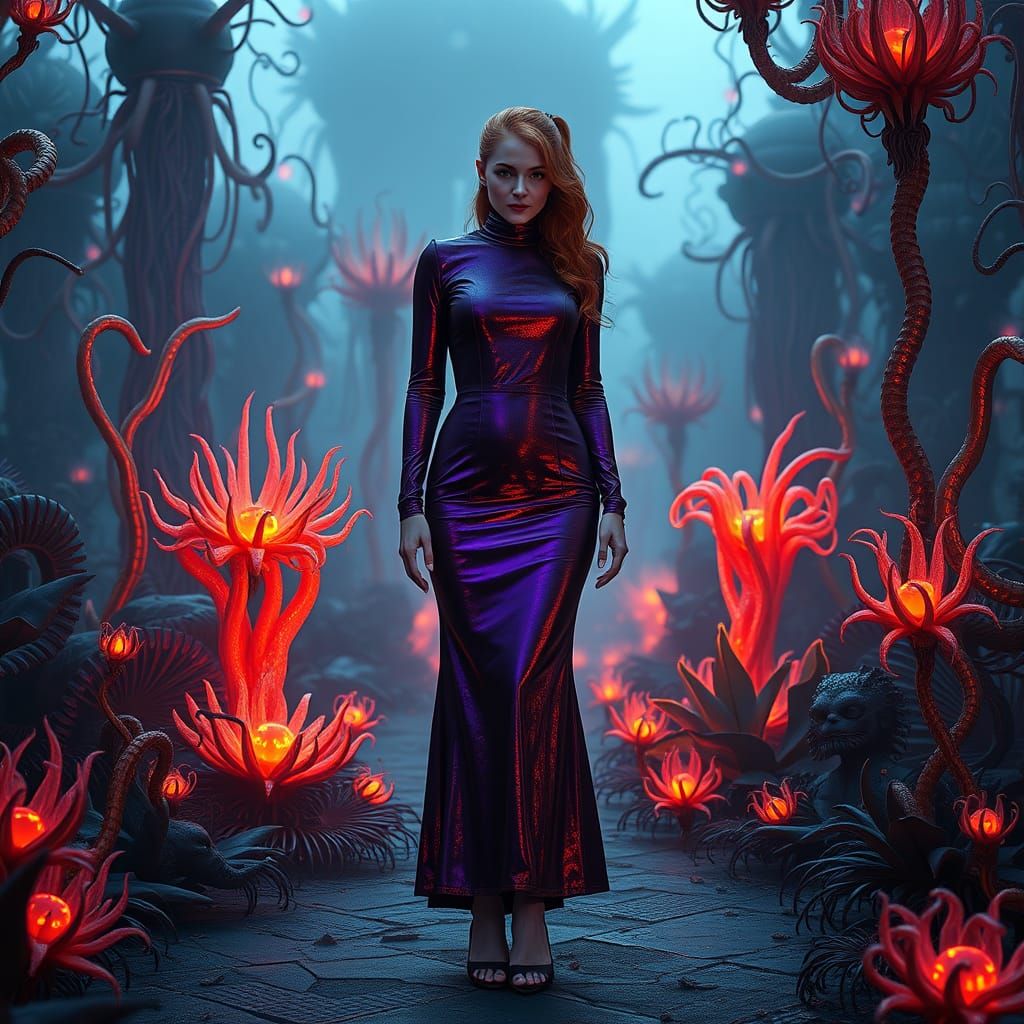 Alien garden.