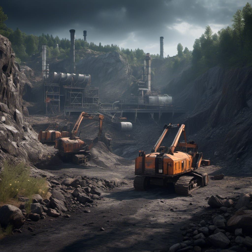 West Virginia Coal Mine: 3D Cinematic Render