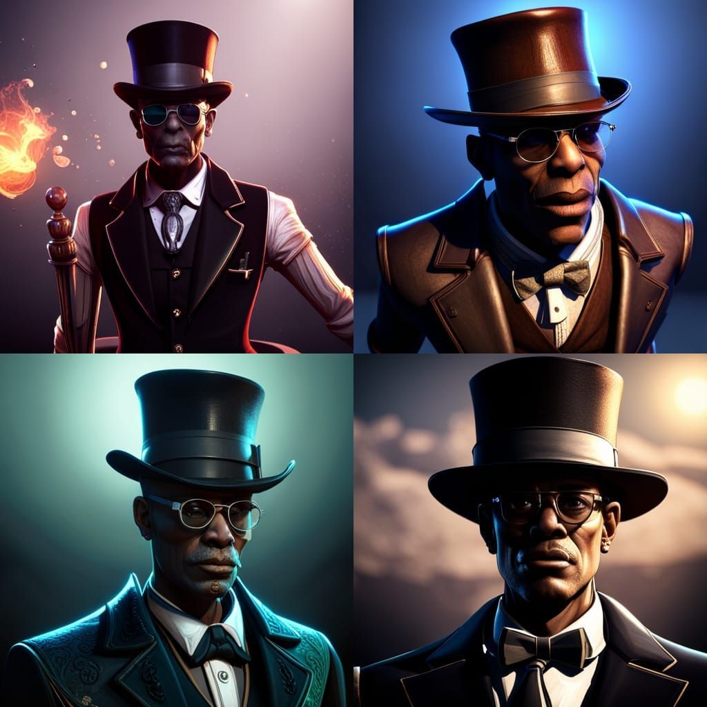 Baron Samedi: 3D Game Cinematic Character Art