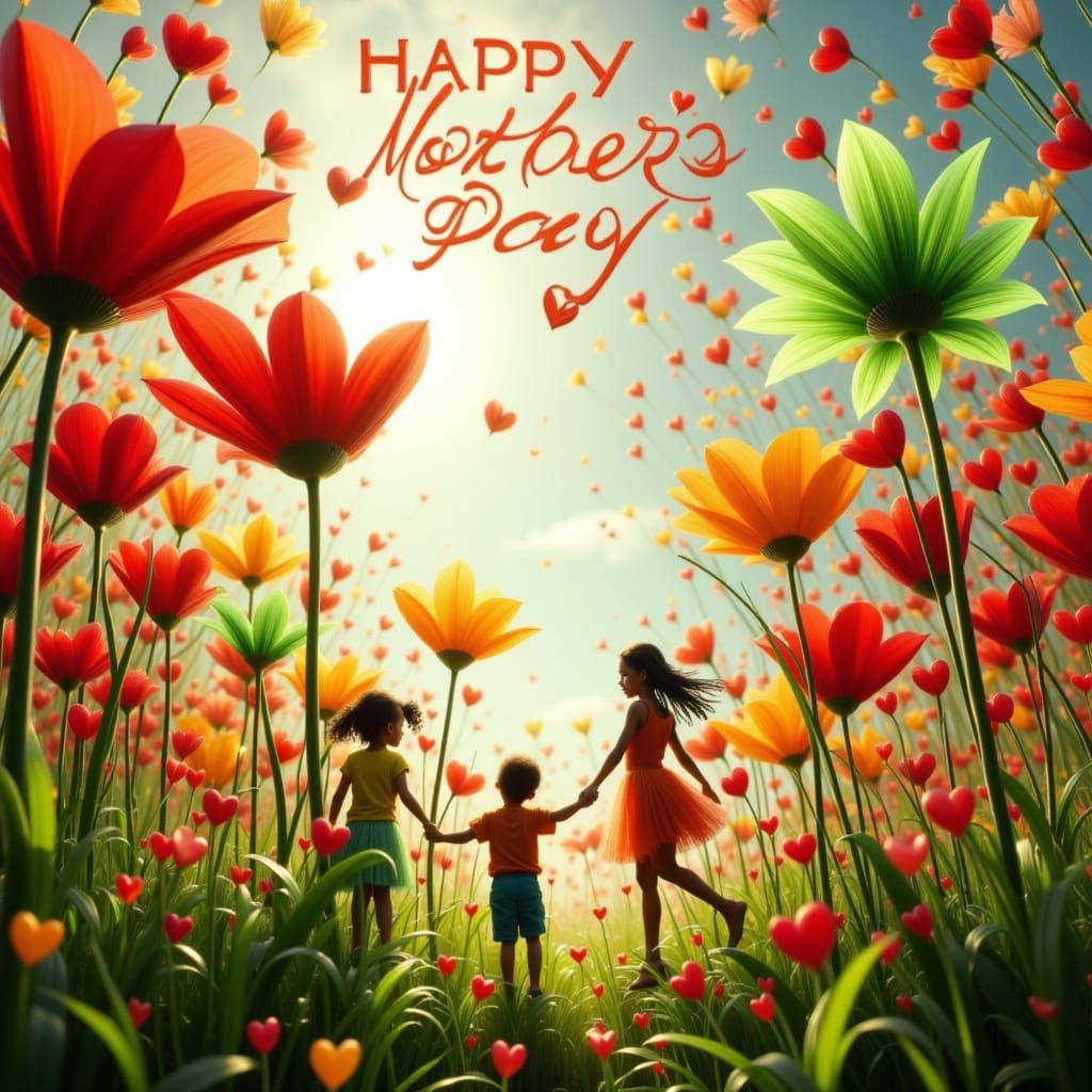 Vibrant Glass Flowers Celebrate Mother's Day in a Whimsical ...