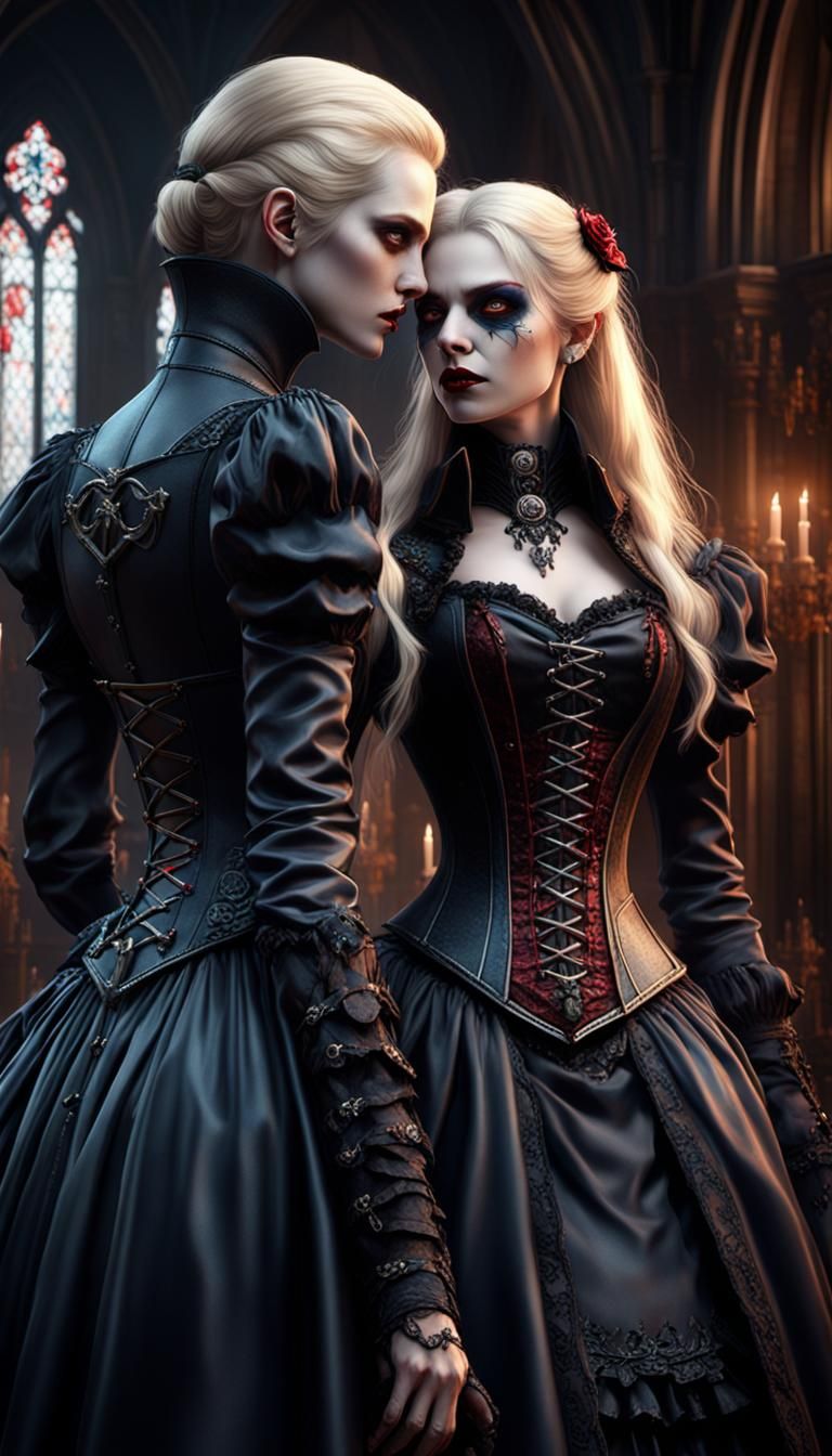 Gothic vampire lovers