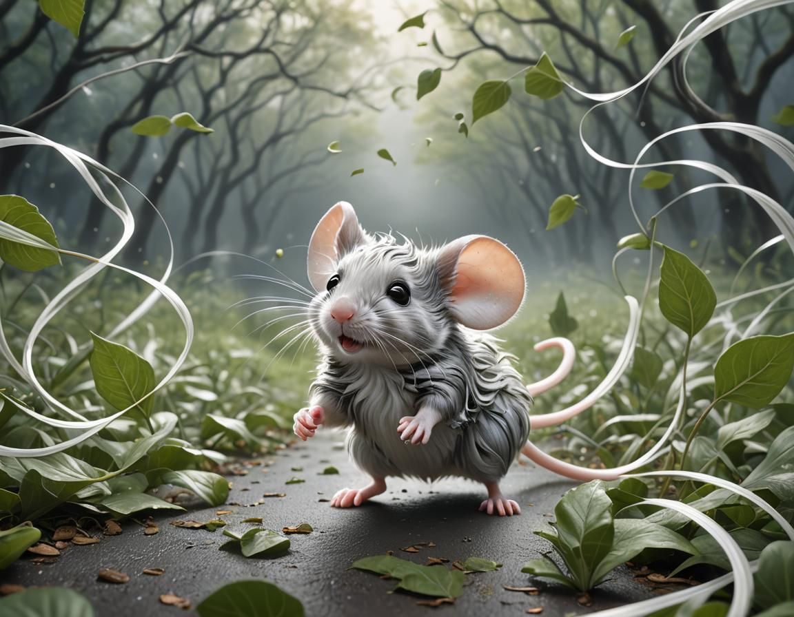 Mouse Versus Gale Force Winds