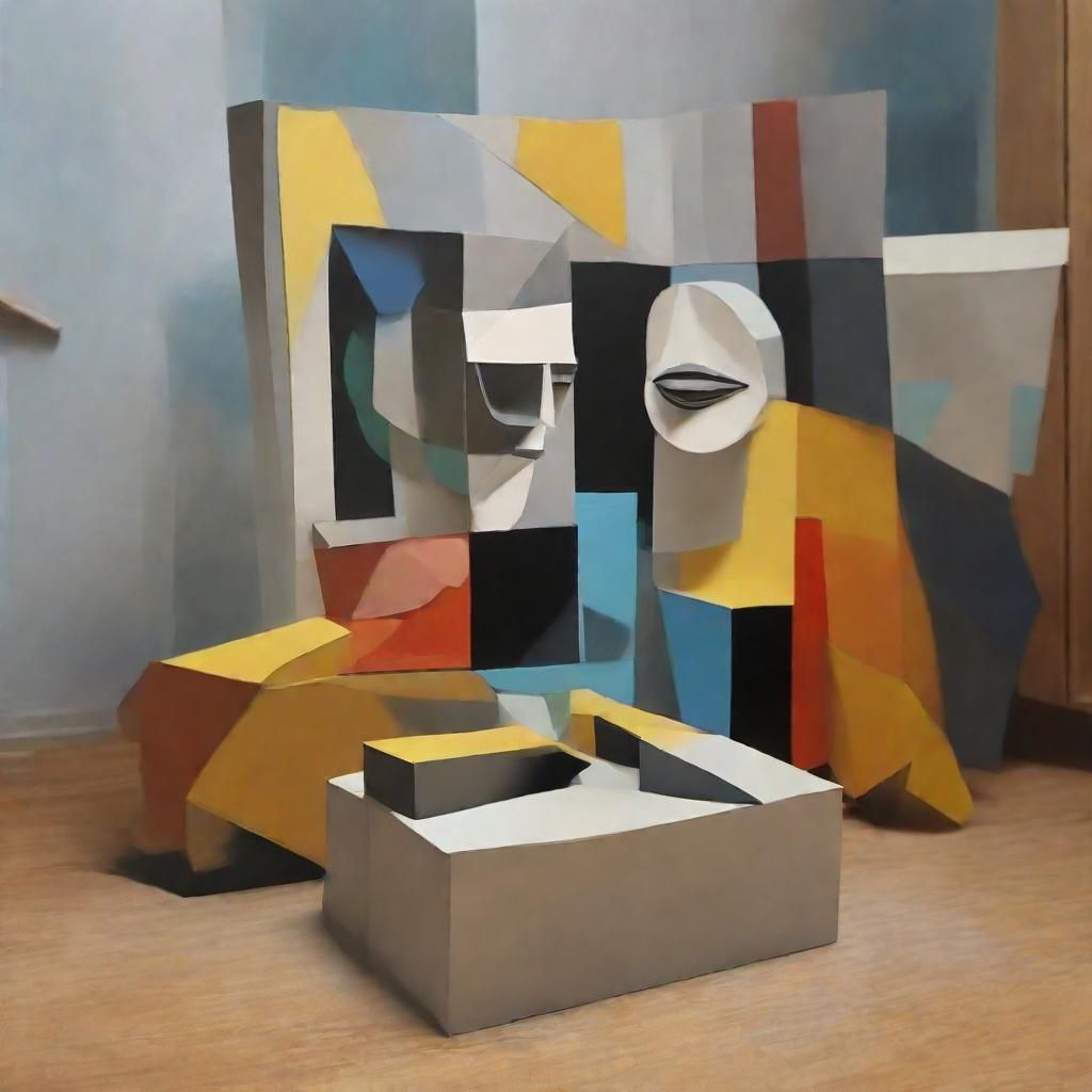 3D Picasso-Style Abstract Rendering