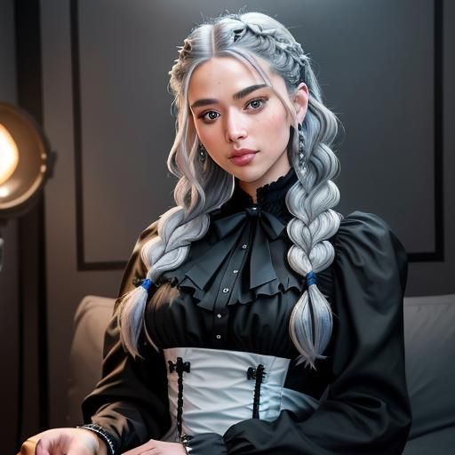 Anime Maid in the Real World: Photorealistic Rendering