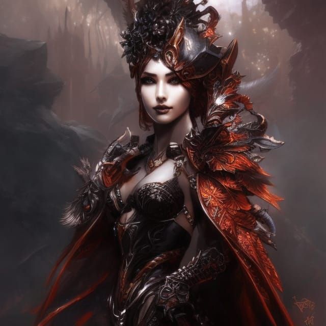 Intricately Detailed Portrait of a Beautiful Woman