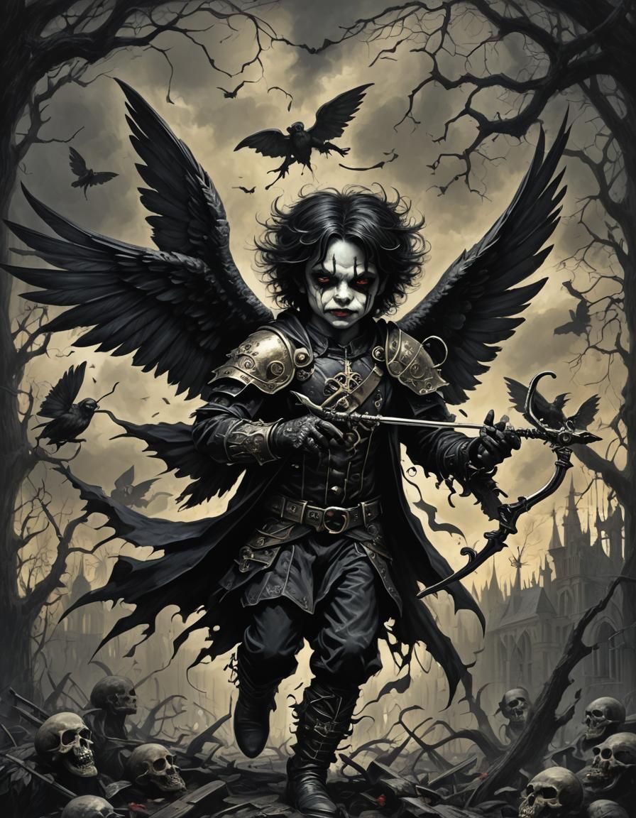 Sinister Gothic Cupid Romance by Rutkowski