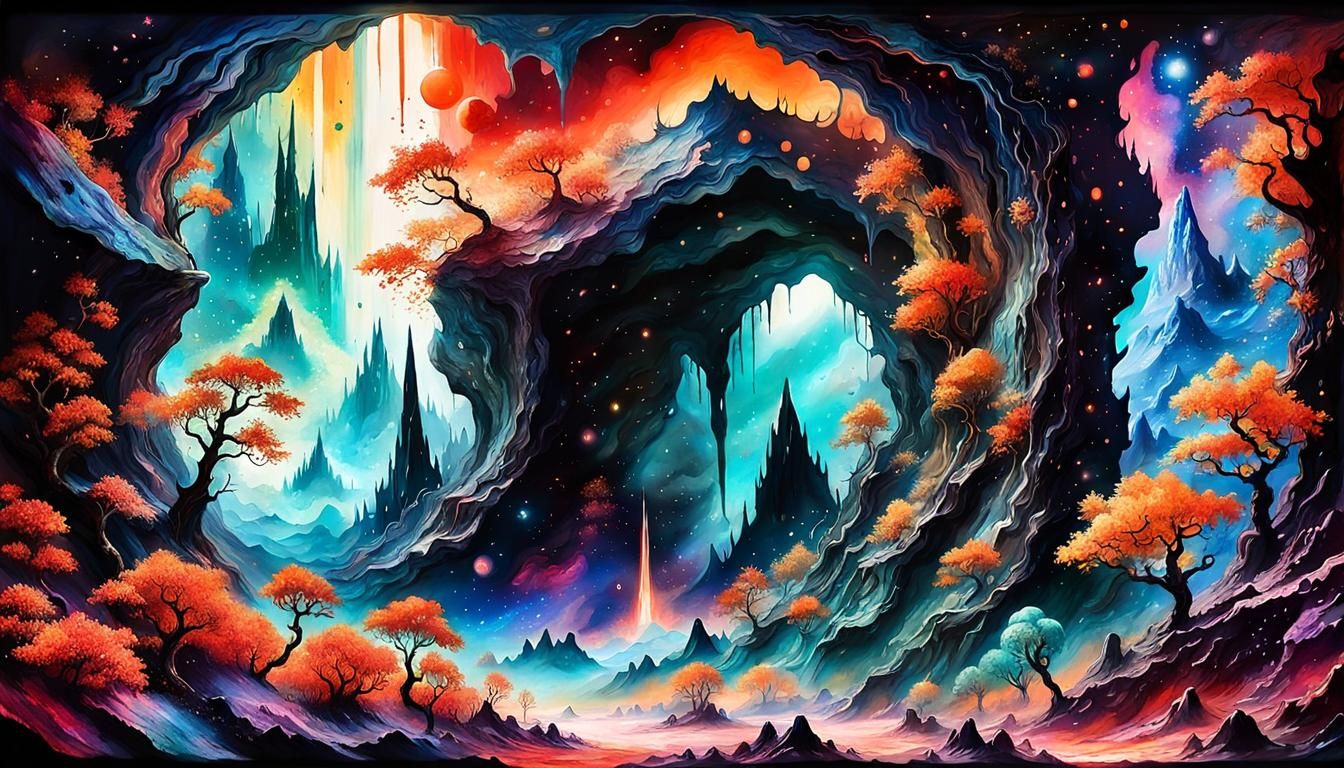 Interdimensional landscape