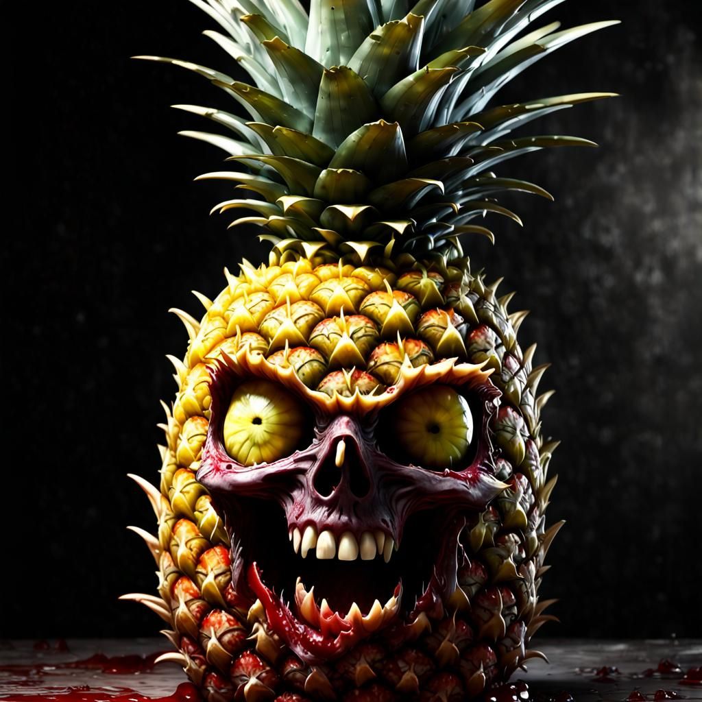 Nightmarish Zombie Pineapple: Dark Fantasy Horror