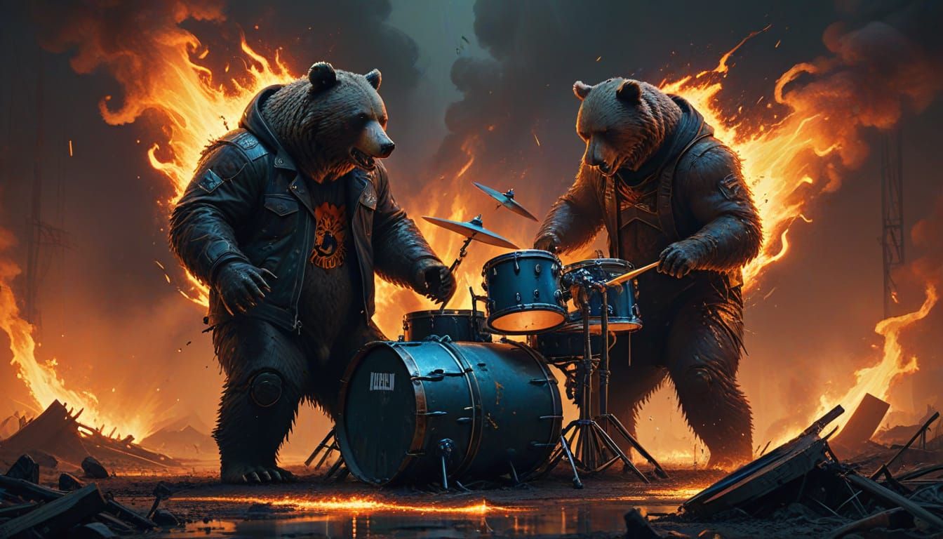 bear drummers