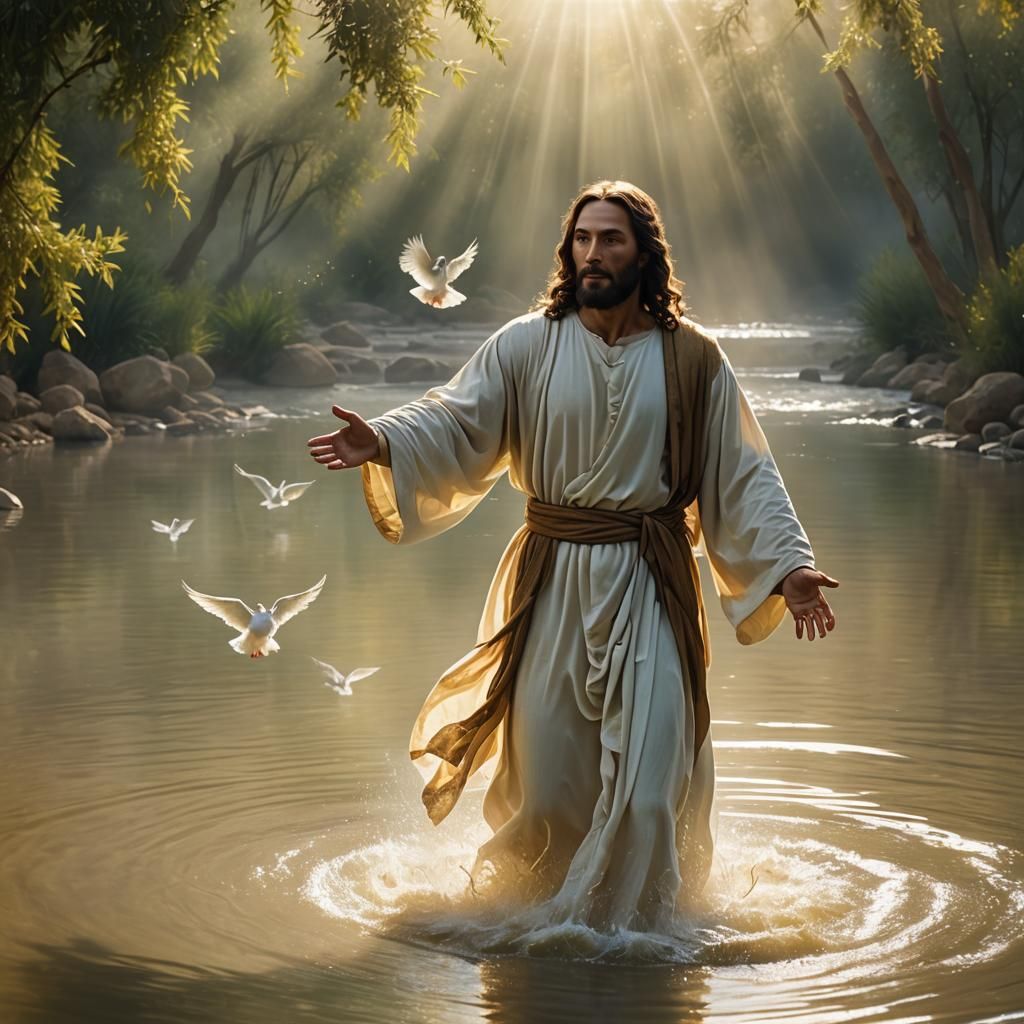 Jesus' Baptism: Holy Spirit Descends as Dove