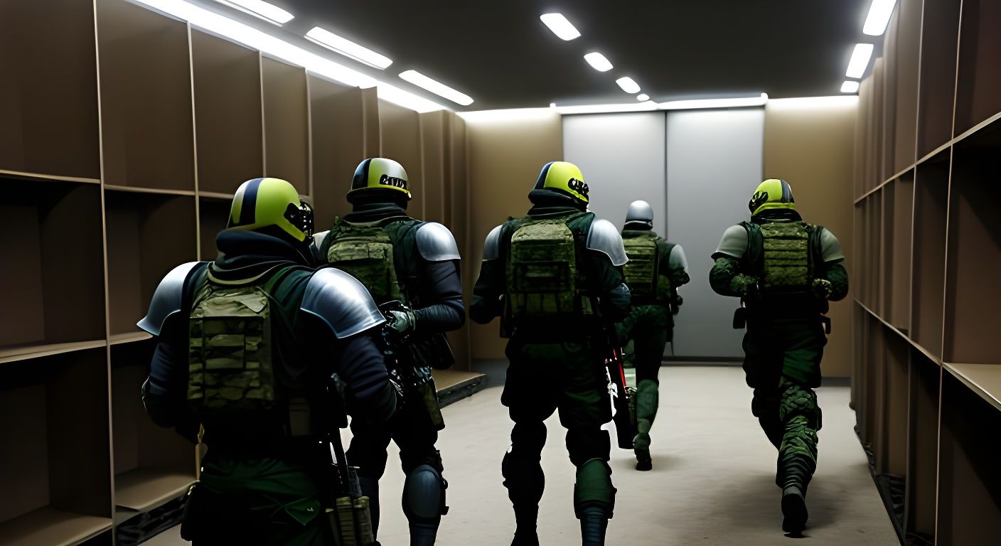 Armored Forces Explore the Backrooms