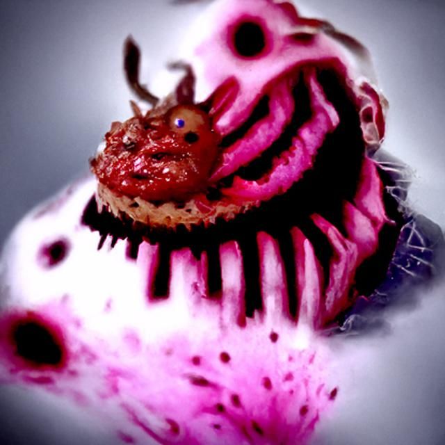 infested cupcake