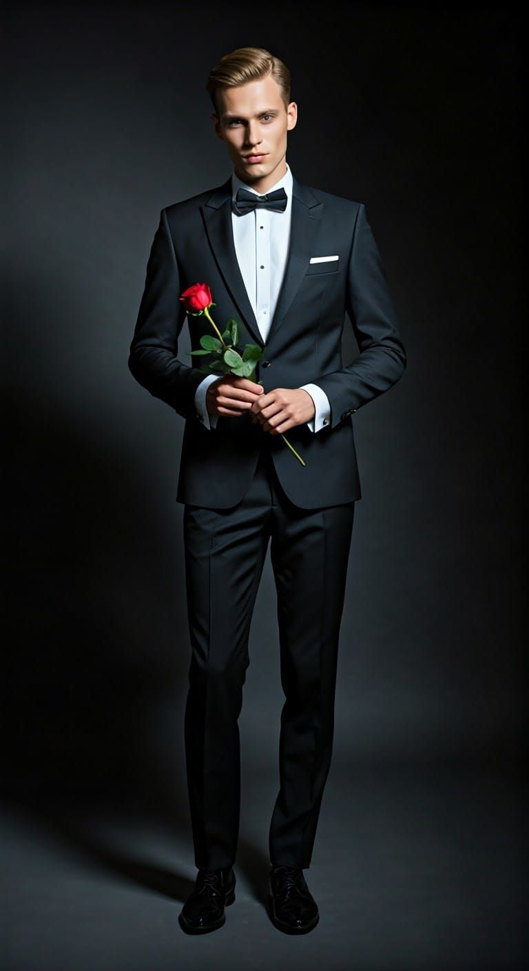 Elegant Gentleman Exudes Sophistication