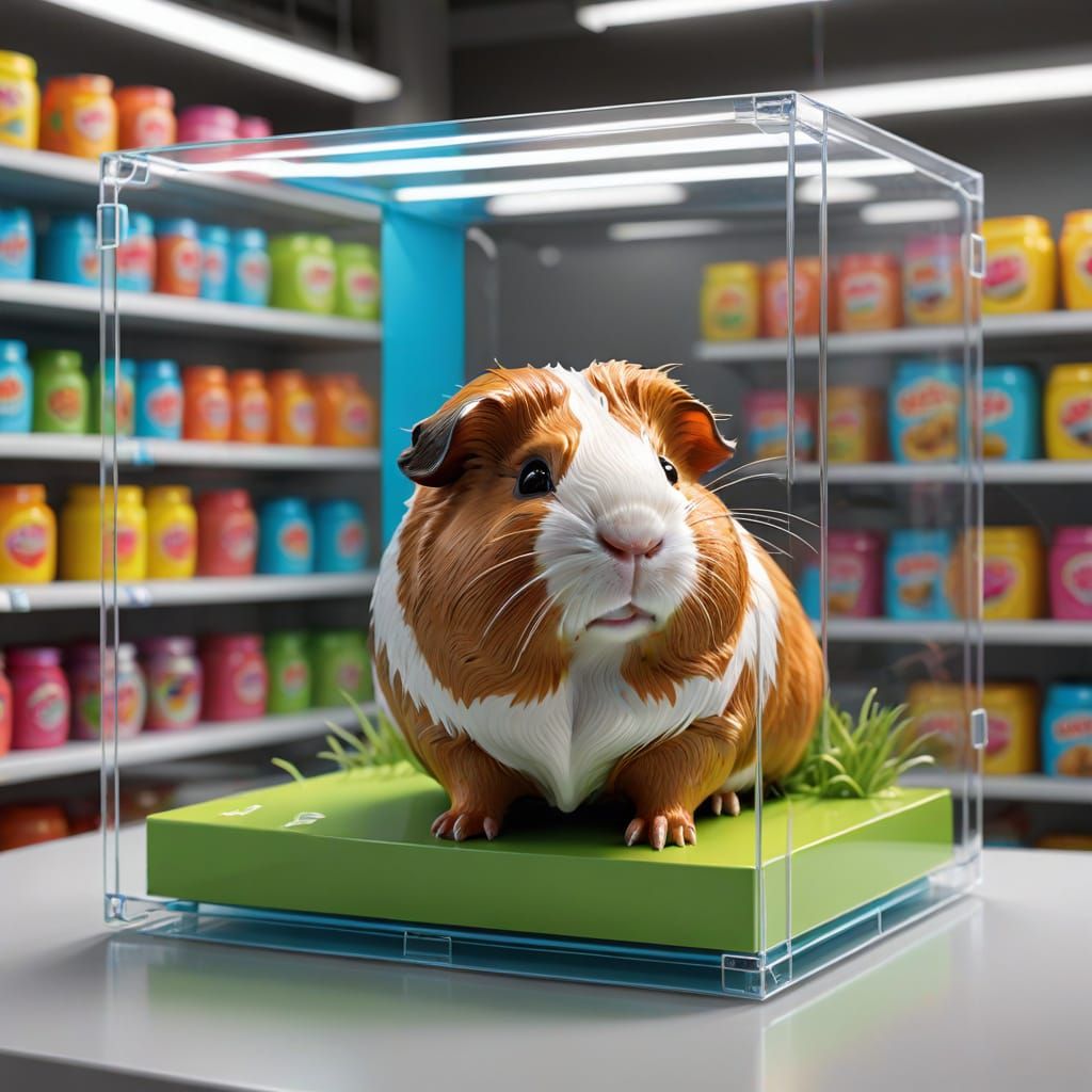 Vibrant Toy Packaging Displayed on a Shelf