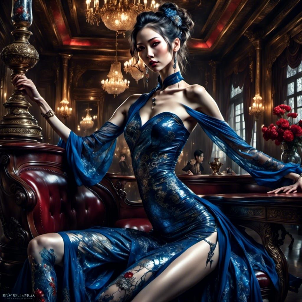 <lora:Genshin Impact:1.0> <lora:PrettyWomanStyle:1.0> beauti...