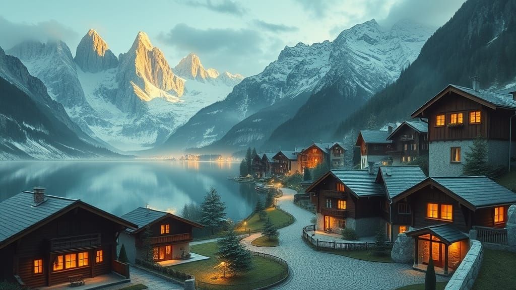 Jade Sculptures in a Hidden Alpine Valley