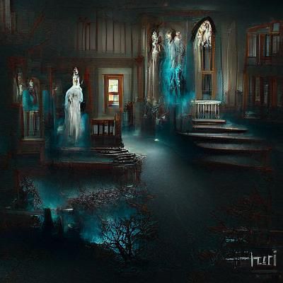 Creepy Haunting of Hill House Concept Art