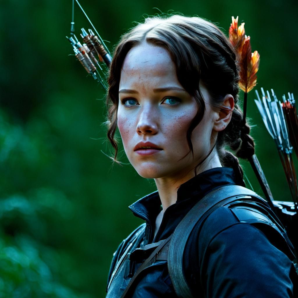 Portrait of Katniss Everdeen