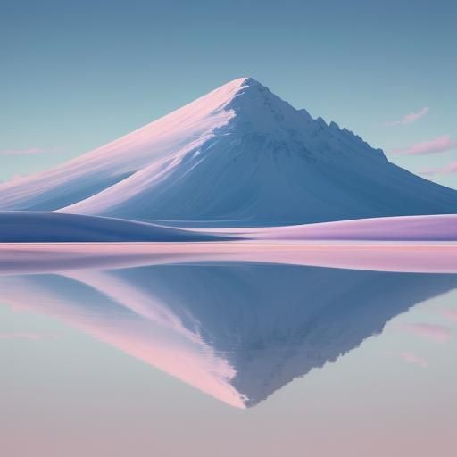 Surreal Salt Flat Reflections: A Dreamlike Landscape