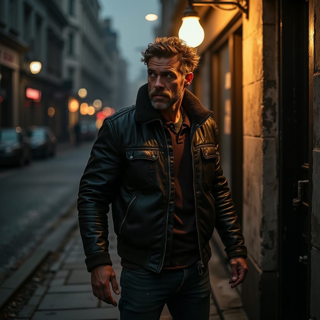 Dublin Locksmith in Golden Light, Cityscape