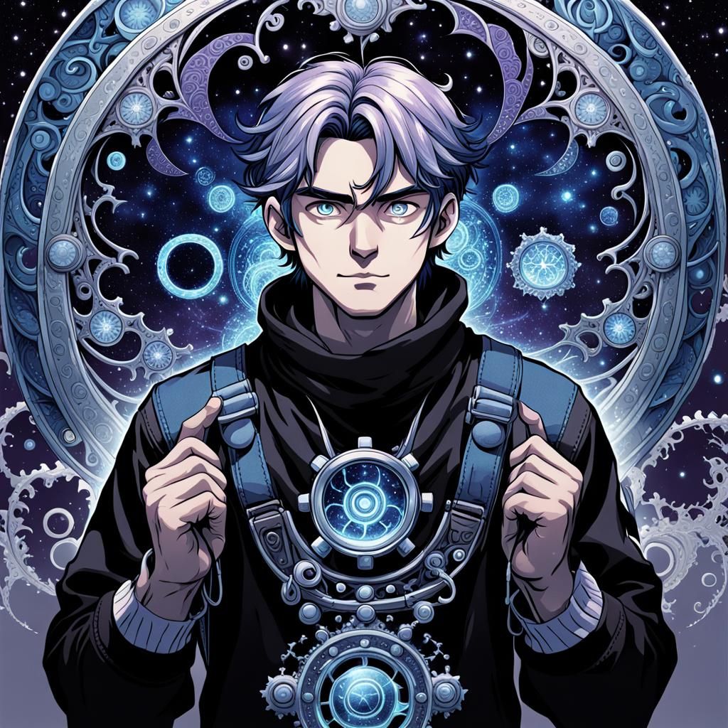 Mystical Plumber Emerges from Cosmic Circle: Manhwa Illustra...